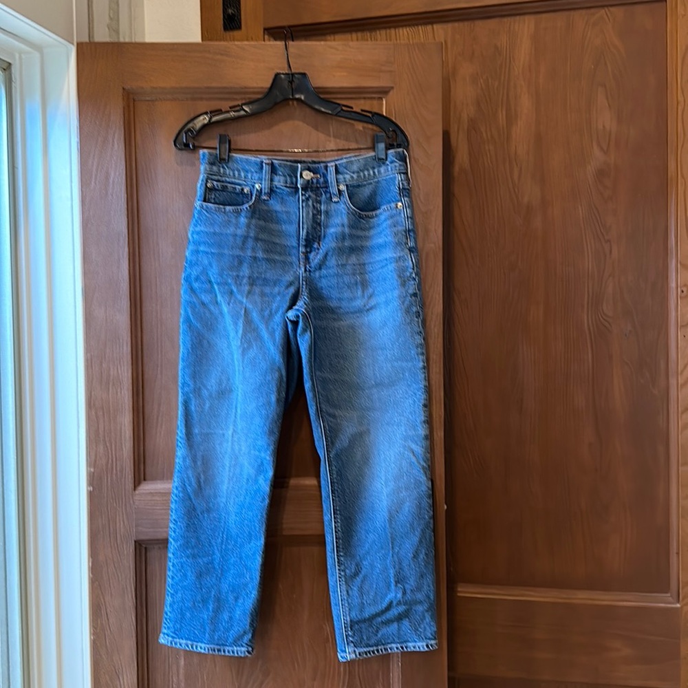 J. Crew classic straight jeans. 28 petite. New with tags.